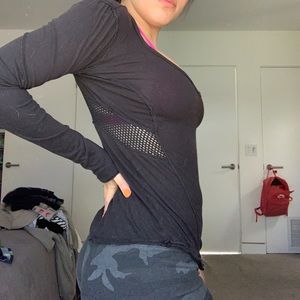 Free People Cut-Out Long Sleeve